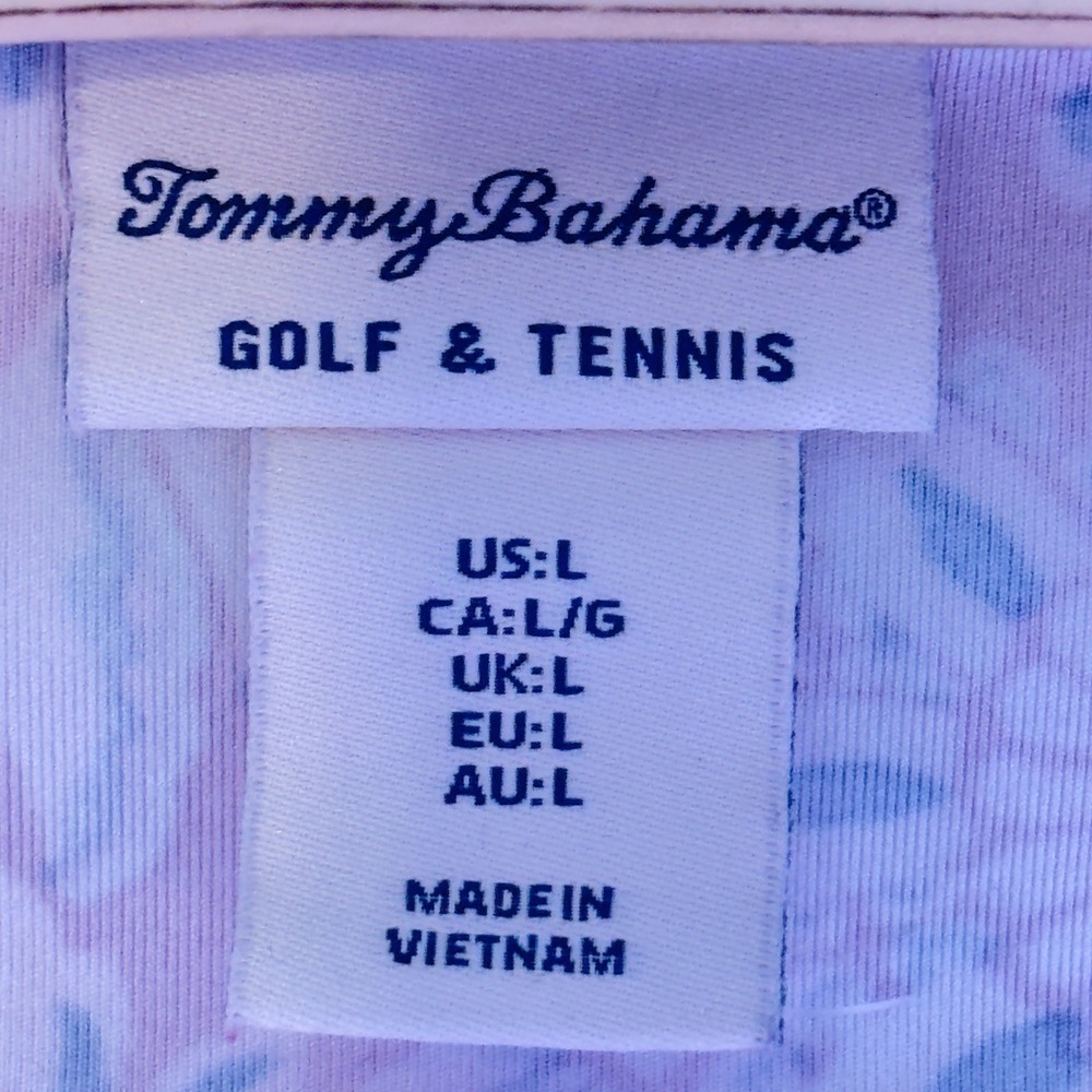 1159 | Tommy Bahama Golf & Tennis Floral Paisley Full Zip Jacket Pink Women L - Picture 3 of 7